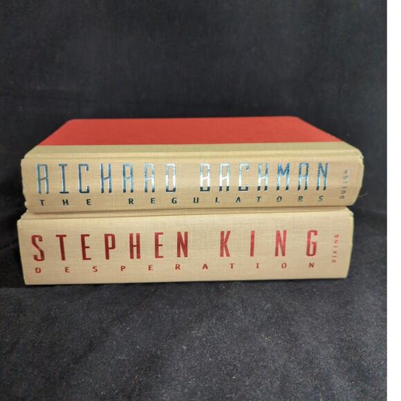 Stephen King Desperation, Richard Bachman The Regulators HC 1st Edition NO DJ - Picture 1 of 7